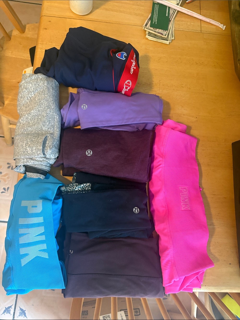 PINK Victoria's Secret and Teal Active Jeggings Duo, Lululemon and champion